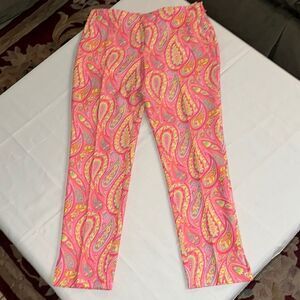 EP PRO Vibrant Paisley Print Pants Size 8